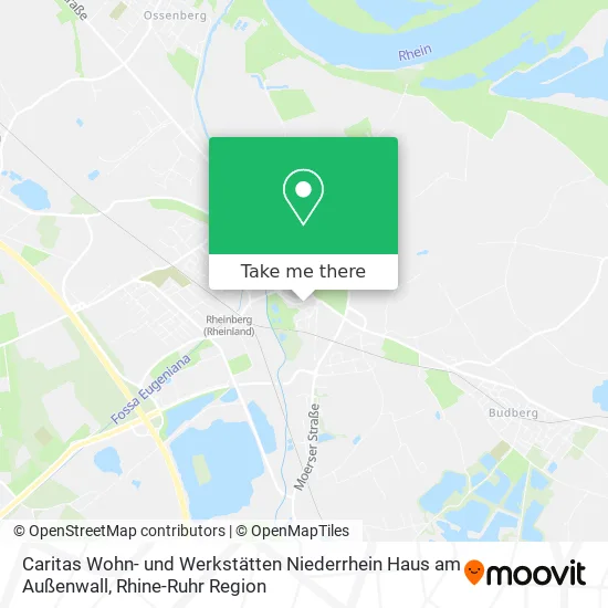 Карта Caritas Wohn- und Werkstätten Niederrhein Haus am Außenwall