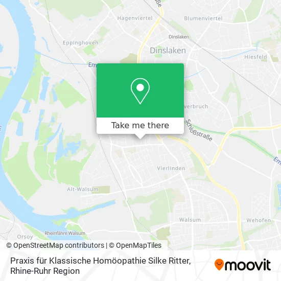 Карта Praxis für Klassische Homöopathie Silke Ritter