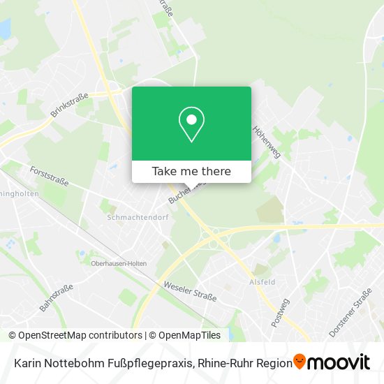 Karin Nottebohm Fußpflegepraxis map