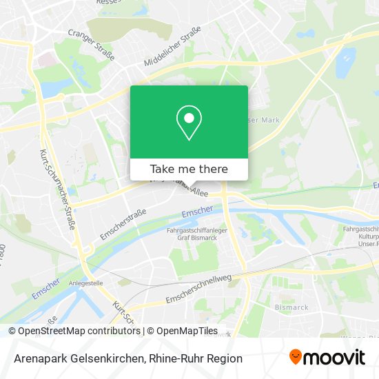 Arenapark Gelsenkirchen map