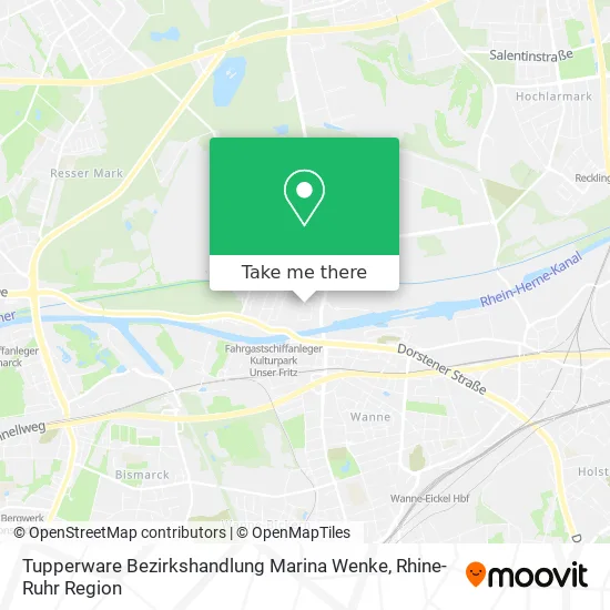 Карта Tupperware Bezirkshandlung Marina Wenke