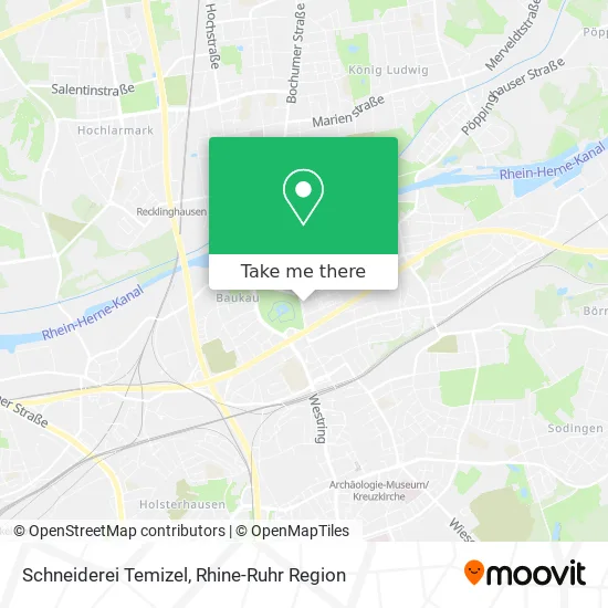 Карта Schneiderei Temizel