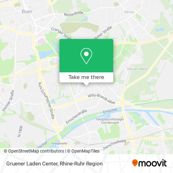 Gruener Laden Center map