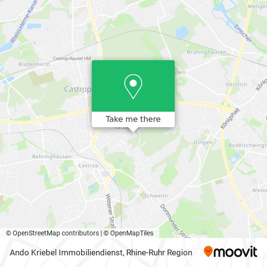 Ando Kriebel Immobiliendienst map