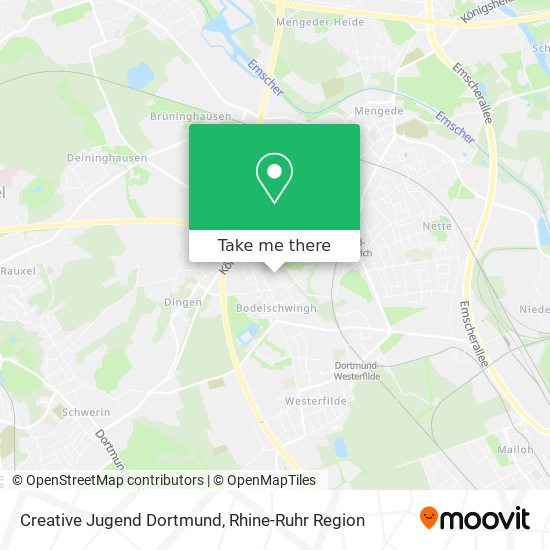 Creative Jugend Dortmund map