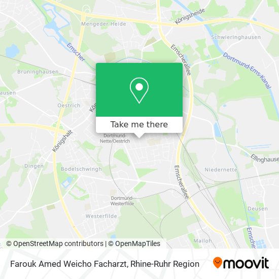 Farouk Amed Weicho Facharzt map