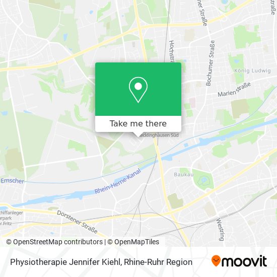 Physiotherapie Jennifer Kiehl map