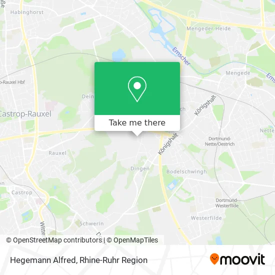 Карта Hegemann Alfred