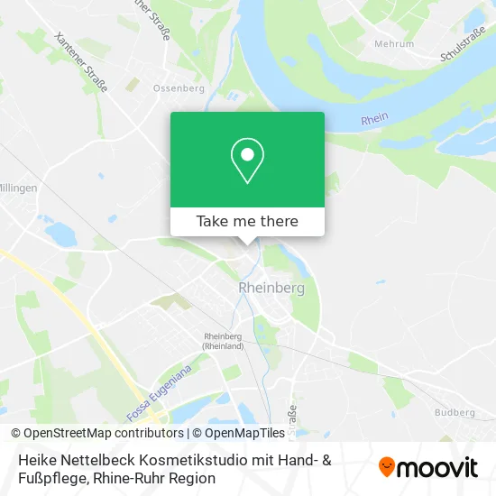 Карта Heike Nettelbeck Kosmetikstudio mit Hand- & Fußpflege