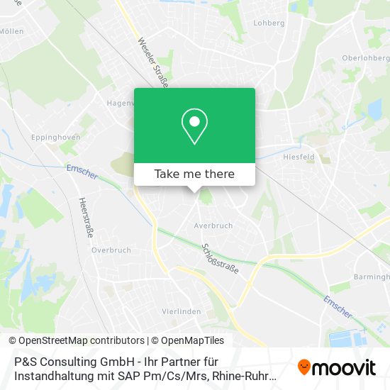 Карта P&S Consulting GmbH - Ihr Partner für Instandhaltung mit SAP Pm / Cs / Mrs