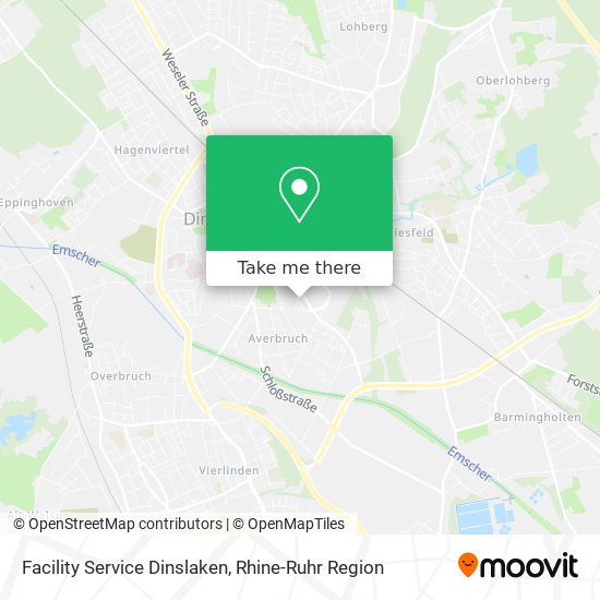 Facility Service Dinslaken map