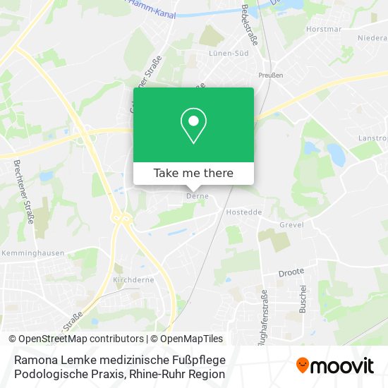 Ramona Lemke medizinische Fußpflege Podologische Praxis map