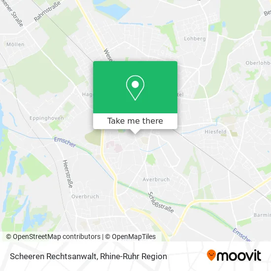 Карта Scheeren Rechtsanwalt