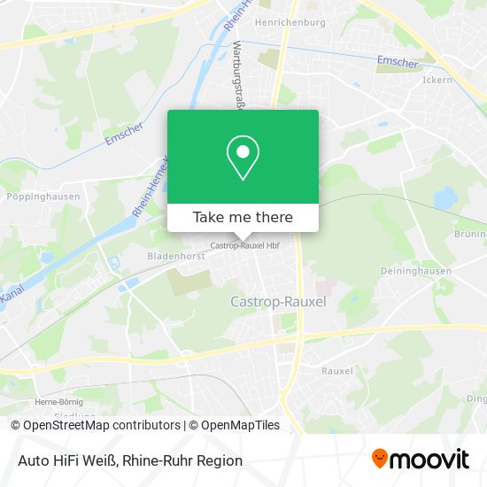 Auto HiFi Weiß map