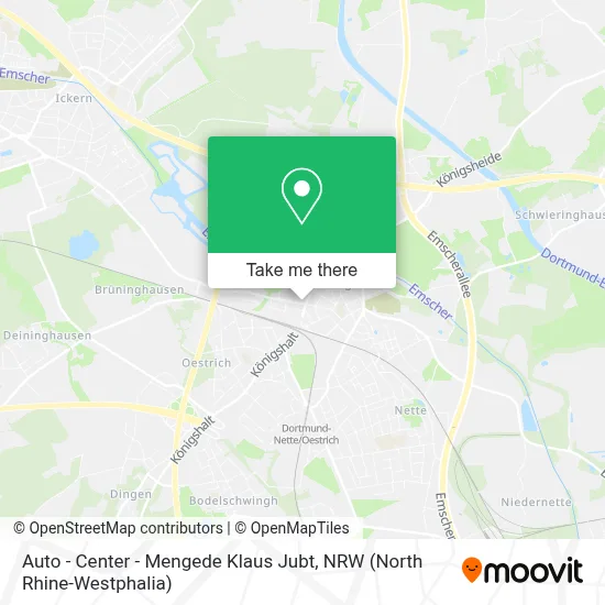 Auto - Center - Mengede Klaus Jubt map