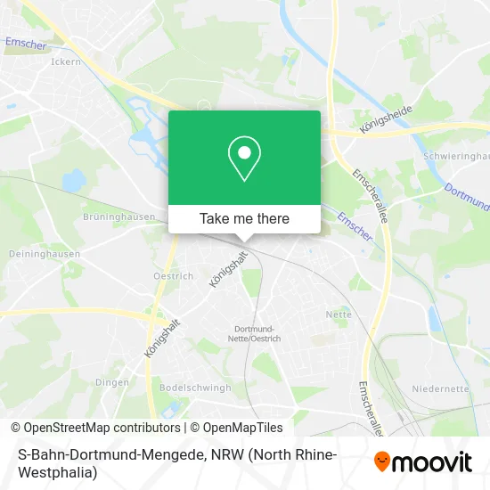 S-Bahn-Dortmund-Mengede map