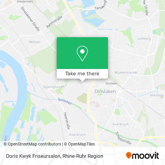 Doris Kwyk Friseursalon map