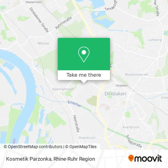 Карта Kosmetik Parzonka