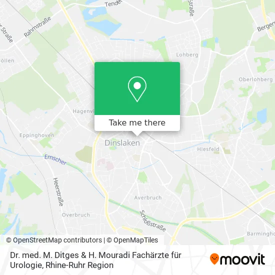 Карта Dr. med. M. Ditges & H. Mouradi Fachärzte für Urologie