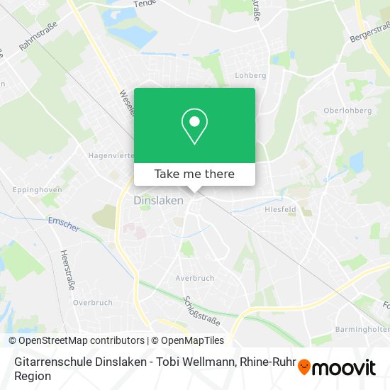 Gitarrenschule Dinslaken - Tobi Wellmann map