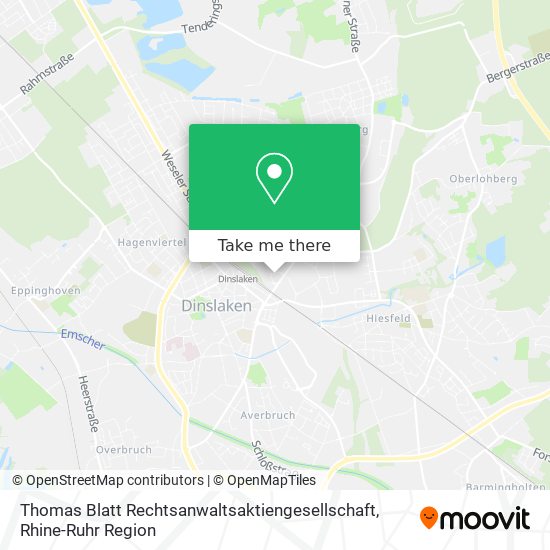 Thomas Blatt Rechtsanwaltsaktiengesellschaft map