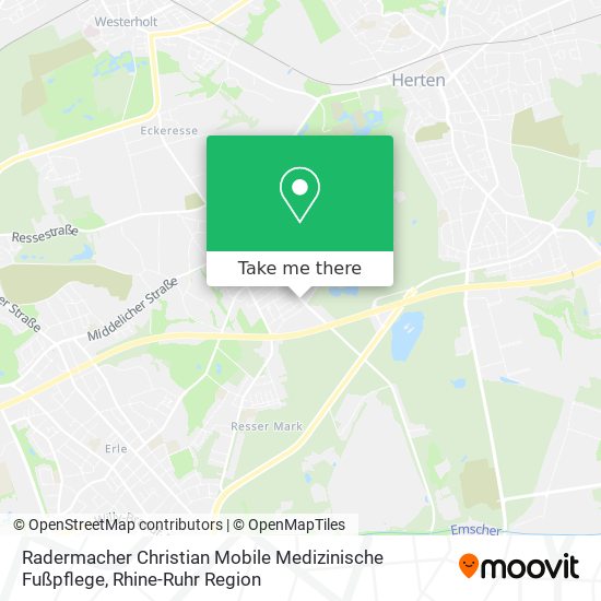 Radermacher Christian Mobile Medizinische Fußpflege map