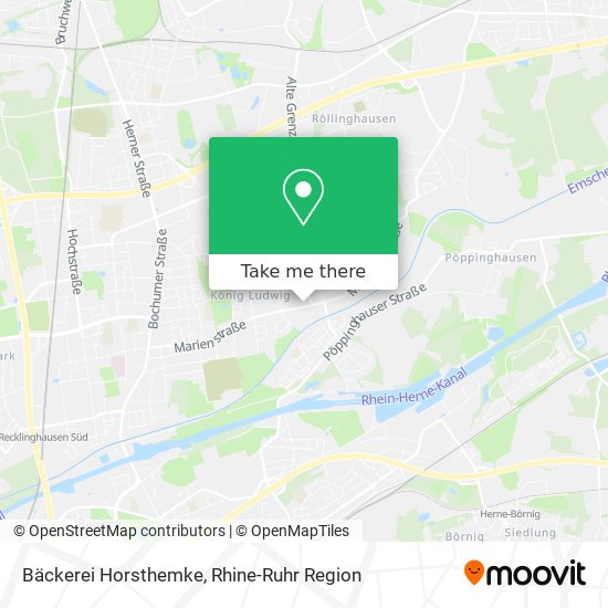 Bäckerei Horsthemke map