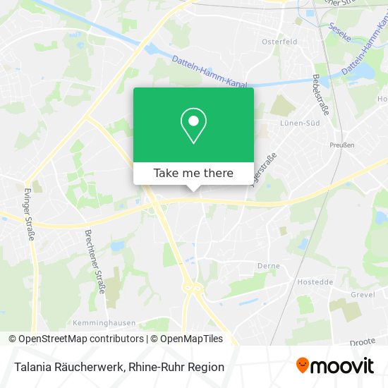 Talania Räucherwerk map