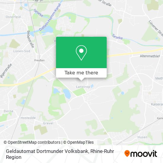 Geldautomat Dortmunder Volksbank map