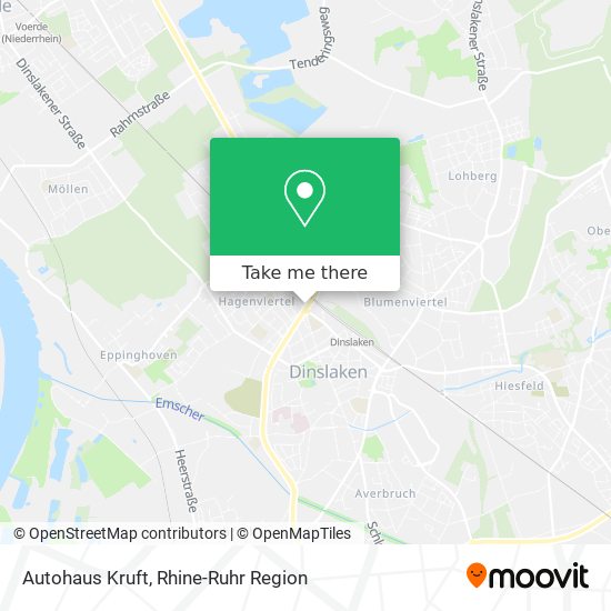 Autohaus Kruft map