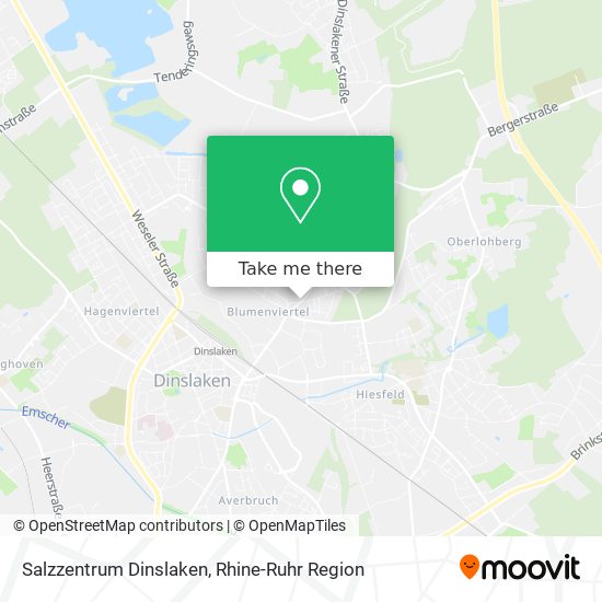 Salzzentrum Dinslaken map