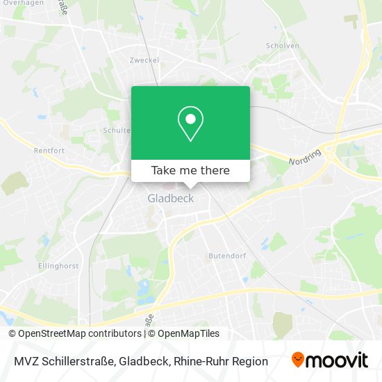 MVZ Schillerstraße, Gladbeck map