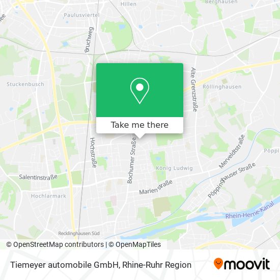 Tiemeyer automobile GmbH map