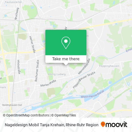 Nageldesign Mobil Tanja Krehain map