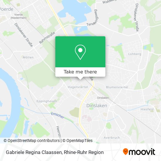 Gabriele Regina Claassen map