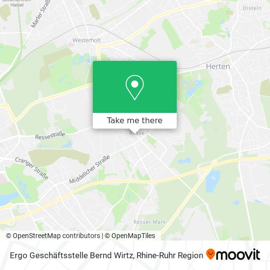 Ergo Geschäftsstelle Bernd Wirtz map