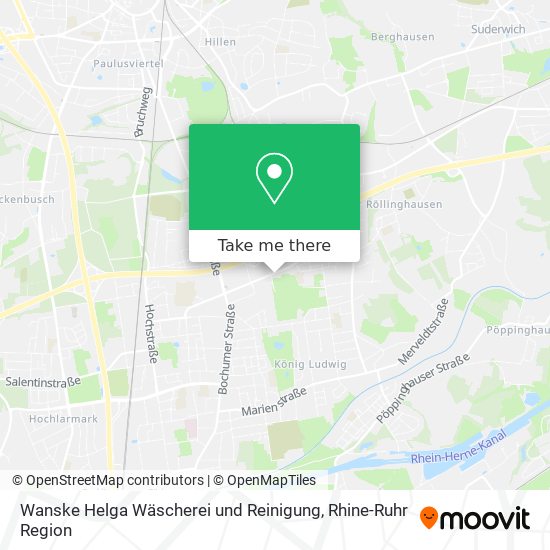 Wanske Helga Wäscherei und Reinigung map