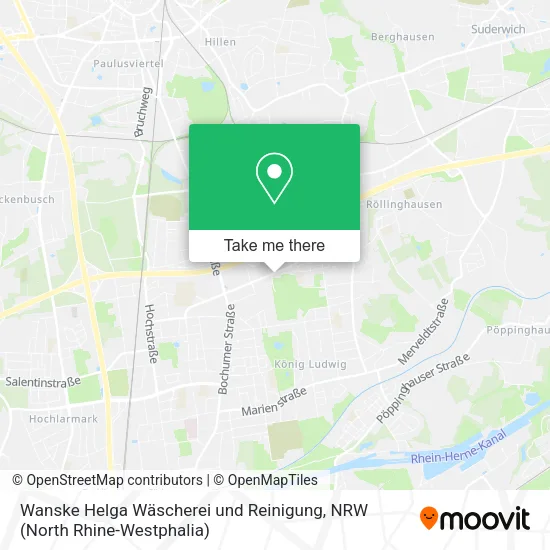 Wanske Helga Wäscherei und Reinigung map