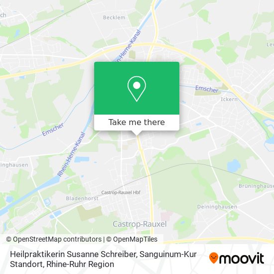 Heilpraktikerin Susanne Schreiber, Sanguinum-Kur Standort map