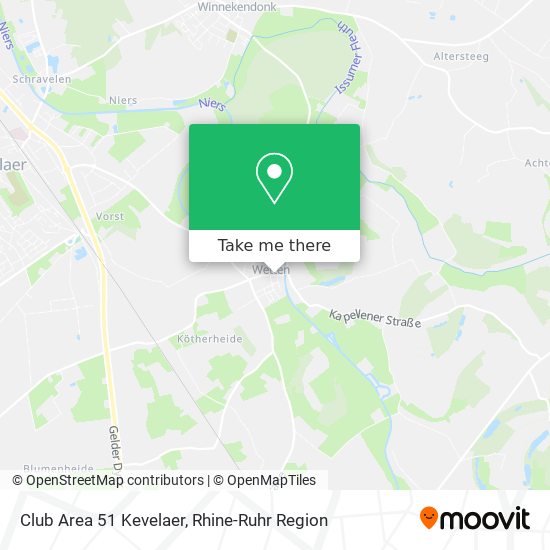 Club Area 51 Kevelaer map