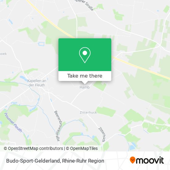 Budo-Sport-Gelderland map