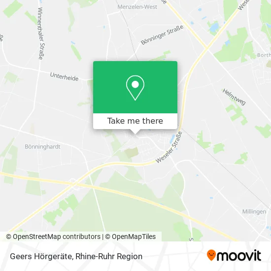 Карта Geers Hörgeräte