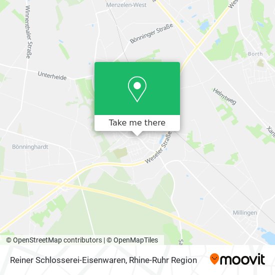 Reiner Schlosserei-Eisenwaren map