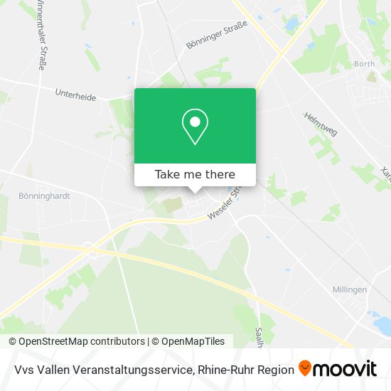 Vvs Vallen Veranstaltungsservice map