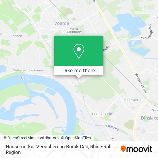 Hansemerkur Versicherung Burak Can map