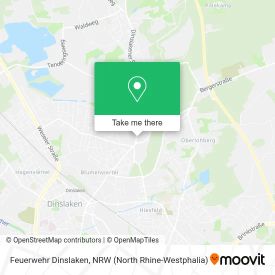 Feuerwehr Dinslaken map