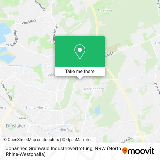 Карта Johannes Grunwald Industrievertretung