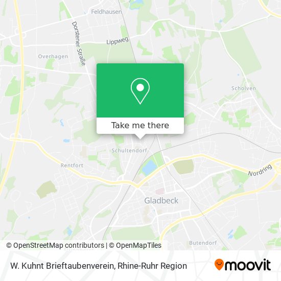 W. Kuhnt Brieftaubenverein map