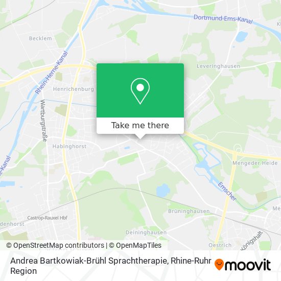 Andrea Bartkowiak-Brühl Sprachtherapie map