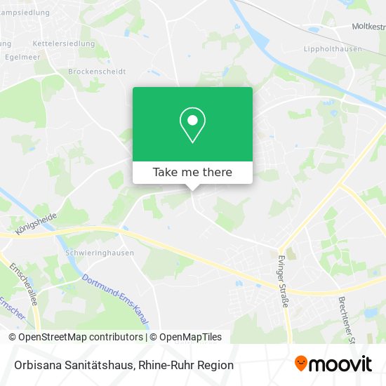 Orbisana Sanitätshaus map